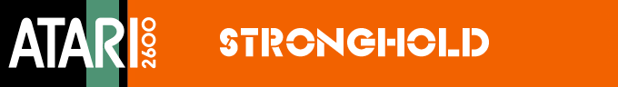 Stronghold logo for Atari 2600